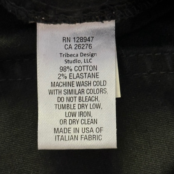 Nili Lotan Cropped Military Jogger Pants Black Women’s Size 8 - Picture 12 of 15